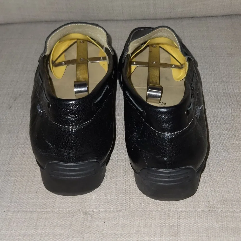 Mephisto Slip On Loafers Black Genuine Leather Men's Size 9.5